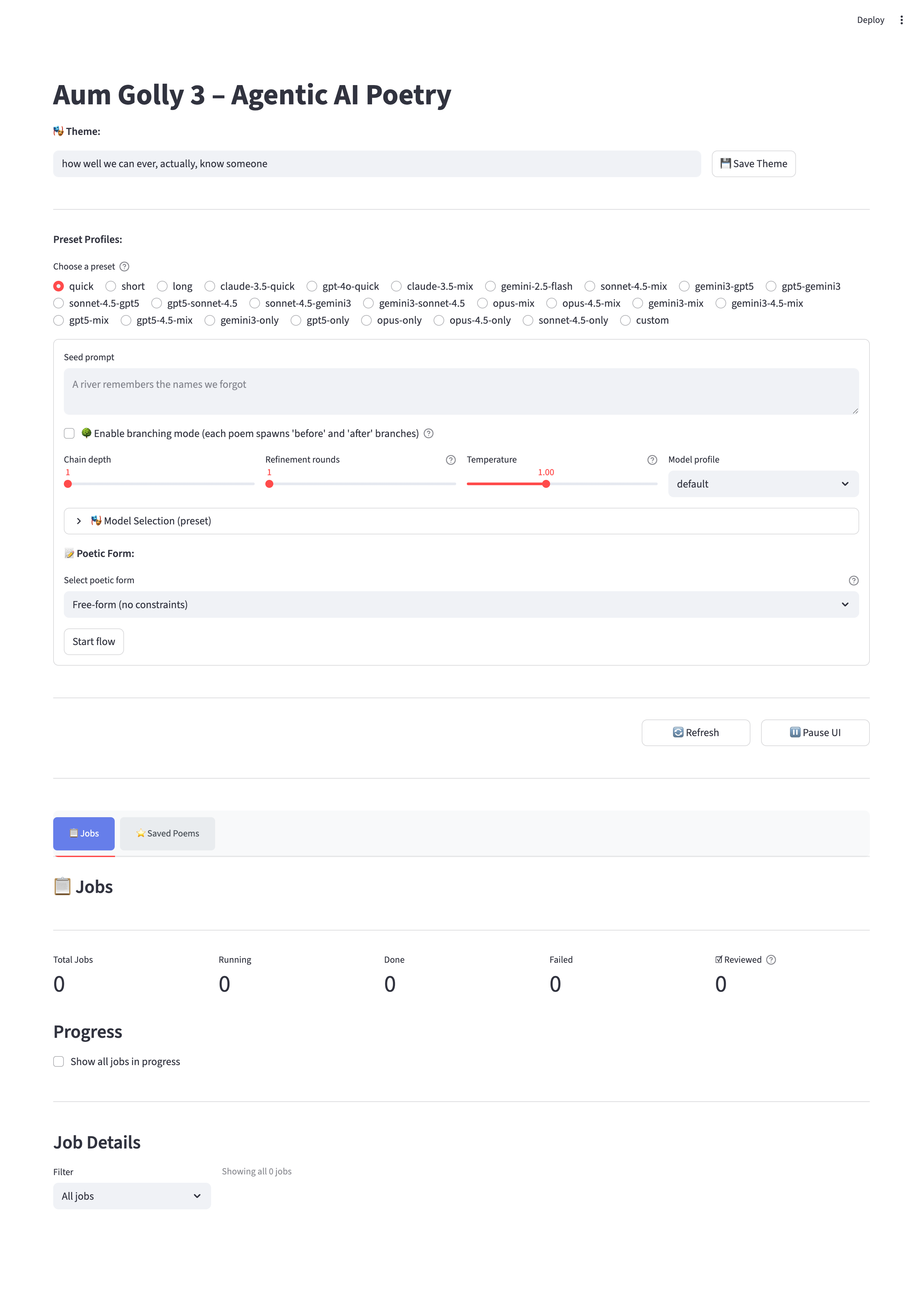 Käyttöliittymän yleiskatsaus